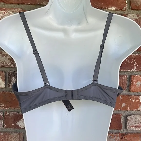 Victoria's Secret gray underwire push up bra size 34D - Picture 3 of 4